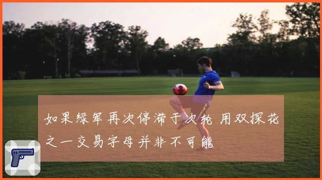 如果绿军再次停滞于次轮 用双探花之一交易字母并非不可能